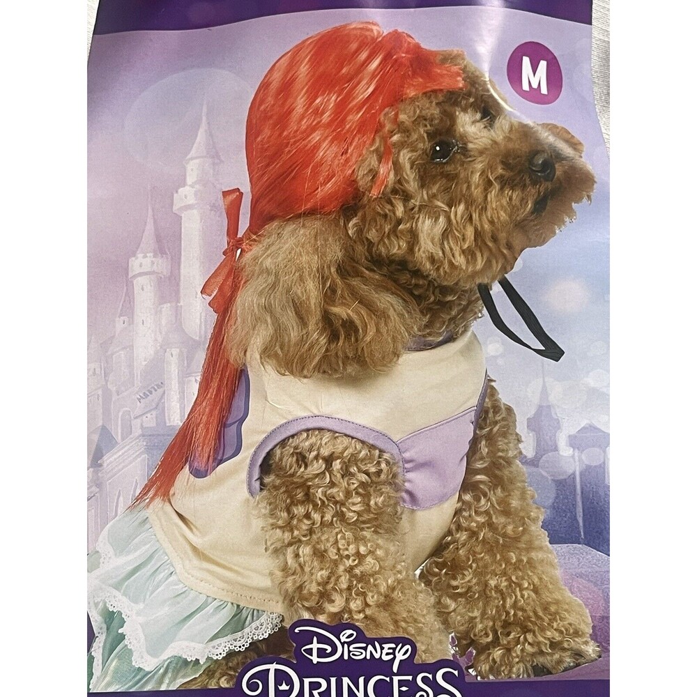 Disney Princess Aerial The Little Mermaid Pet Halloween Apparel Costume Sz M New